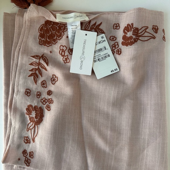 Treasure & Bond Floral Scarf - Picture 1 of 1